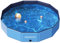 Meowant Foldable Dog Pool Paddling Pool, Upgrade Thickened PP Material Swimming Pools for Large Dogs, Indoor Outdoor Portable Dog Pool, Large Kids Bath Pool with 4pcs Repair Patch (XL-63 x 12)
