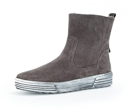 Gabor Damen Klassische Stiefeletten, Frauen Boots,Wechselfußbett,Best Fitting,Lammfell,Warmfutter,Pepper,42 EU / 8 UK