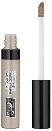 Sleek Makeup In Your Tone Longwear Concealer, versteckt Augenringe und deckt Hautunreinheiten ab, aufbaubare mittlere bis volle Abdeckung, 1C, 7 ml