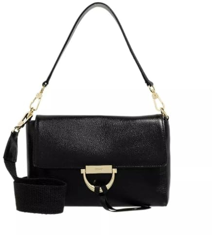 Abro Leather Ariete Shoulderbag Black/Gold