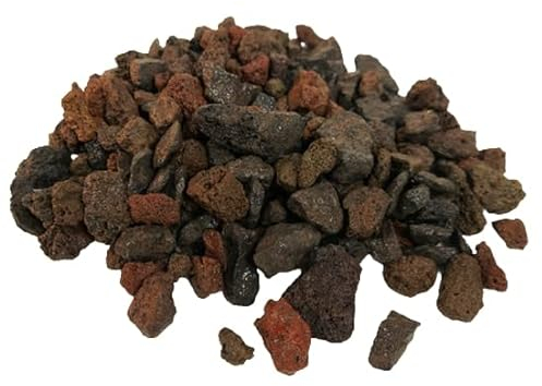 Lavamulch Körnung 8-12mm Lava Schaumlava Lavasteine Eifellava Lavagranulat Splitt Gartenkies Teichkies Dekokies Deko Wegkies Zierkies für Hof und Garten (1)