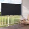 Vigevee Seitenmarkise, 140x300cm Balkon Sichtschutz Ausziehbar Seitenrollo, Sichtschutzwand UV-Schutz Blickdicht Markise mit Griff, Sonnenschutz Windschutz für Balkon und Terrasse, Anthrazit