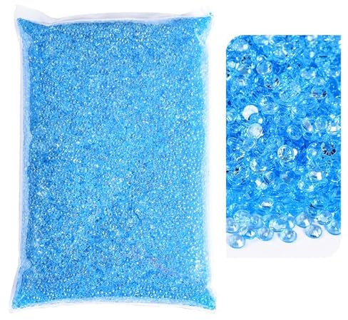 Nuevo AB Jelly Resin Non Rhinestones en paquete a granel Nail Art para Nail Wedding-Aquamarine,6mm-ss30 5000pcs