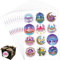 bopely 120pcs Ramadan Sticker Eid Mubarak Geschenketikett Runde Ramadan Aufkleber Geschenkpaket Aufkleber Islamic Muslim Label