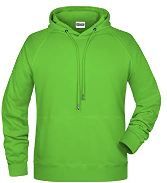 James & Nicholson Herren Kapuzensweat - Hochwertiger Kapuzensweat aus Bio-Baumwolle
