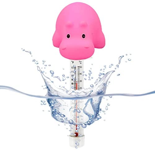Fukamou Schwimmende Pool Thermometer, Wasserthermometer Baby Poolthermometer, Schwimmbecken Thermometer Für Outdoor & Indoor Pools, Spas, Hot Tubs, Aquarien