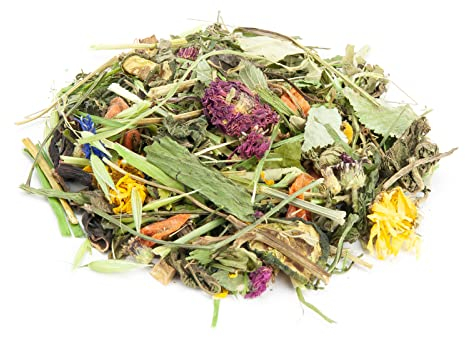 Mr. Crumble Meerschweinchen-Futter – 100 % natürlich, getreidefrei, ohne Pellets – mit Blüten & Kräutern – rohfaserreiches Strukturfutter für gesunde Verdauung – 5 kg