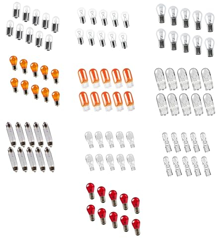 Crono Kfz Lampenset 12V Autolampen Halogenlampen Auto 140 Stück