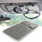 Car Visor CD Case Holder, Universal Sun Visor Organizer Pocket Storage Pouch with 8 DVD Storage Sleeves, 3 Card Holders, Sunglass Holder and Pen Holder(Grey)