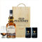 Personalised Old Pulteney 70cl Single Malt Whisky Gift Set – 46% ABV – Presented in a Wooden Box with Glencairn Glass & 2 x Larkfire Water – Premium Whisky Gift for Him, Birthdays & Special Occasions