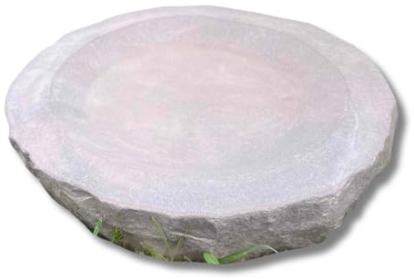 Asien LifeStyle Vogeltränke Naturstein Vogelbad 30cm Frost & witterungsbeständig