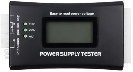 Hsthe Sea Tester di Alimentazione per PC per Computer con Display LCD Alimentatore ATX Strumento di Test di Manutenzione per ispezione Host Computer per connessioni ATX BTX ITX TFX