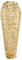 Riess Ambiente Filigrane Design XXL Vase Abstract Leaf 90cm Gold Handarbeit große Dekovase für Wohnzimmer, Flur, Schlafzimmer, Bad