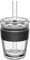 KeepCup Cold Cup - Longplay Double Wall Glass Ice Coffee Tumbler with Lid and Straw - 12oz (340ml) - Black