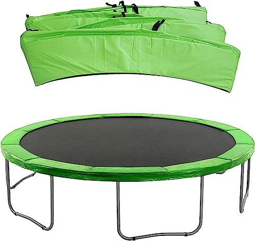 NNBDEY 15ft Trampolin Ersatz-Sicherheitspolster, Durchmesser 4,57 Meter, wasserdichte Seitenabdeckung, Trampolin-Zubehör (grün)
