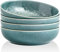 KYBSCZ 30oz Pasta bowls set - 8 serving bowls - salad bowl set of 4 - Large ceramic Dinner bowls - Microwave safe Perfect for Housewarming, Thanksgiving, Christmas