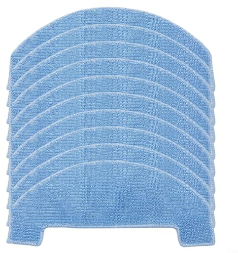 Almohadillas de microfibra para mopa Conga 2499 Ultra Home, accesorios avanzados para aspiradora, reutilizables, almohadillas de limpieza suaves (paquete de 10)