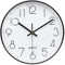 VIKMARI 30cm Orologio da Parete, Silenzioso Moderno Nero e Bianco Orologio per Cucina Bagno Soggiorno Camera da Letto Studio Aula