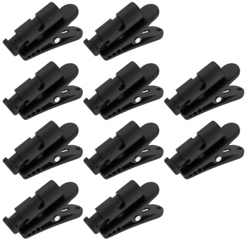 Briny River 10pcs 360° Rotatable Headphone Earbud Cable Clip Hook 1.5mm-3mm Compatible with Sennheiser IE80S IE800s 334 mis Earphone Earbud Cable Clamp