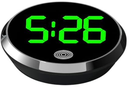 Auto-Uhren für Armaturenbrett, Autouhr mit Touch-Steuerung, Uhr mit LED-Display und Beleuchtung für Armaturenbrett, Fahrzeug, Zuhause, Reisen