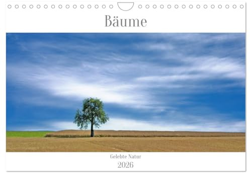 Trees - Lived life UK-Version (Wall Calendar 2026 DIN A4 Landscape), CALVENDO 12 Month Wall Calendar