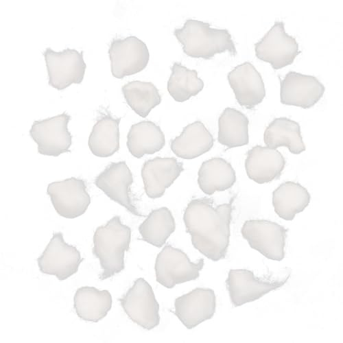 GOOHOCHY Weiße Wattebällchen Fusselfrei für Gel Nagellack mit Weicher Textur und 300 Stück aus Baumwolle zur Nagellackentfernung Nail Art Entfernung
