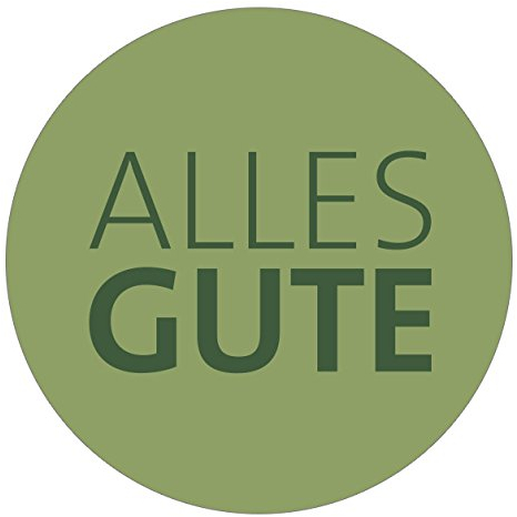 itenga 24x Sticker Alles GUTE (Motiv 20) 4cm Geschenk Aufkleber runde Spruch Etiketten