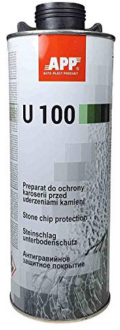 Deco Color APP U100 Unterbodenschutz Schwarz oder Grau - überlackierbarer bitumenfreier Schutz für den Fahrzeug-Unterboden auf Kautschuk-Basis (1 KG UBS schwarz)