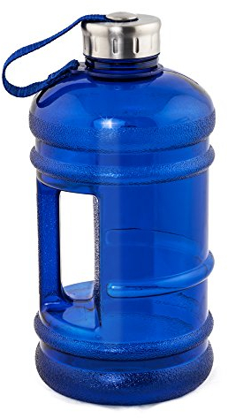 MELIANDA XXL Sport Trinkflasche MA-7400 - 2,2 Liter - MAXI Wasserflasche - Gym-Bottle - BPA & DEHP Frei, Blau