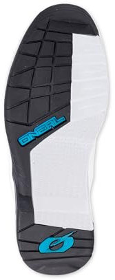 O'NEAL | Stivali Motocross | Enduro Motorcycle | Suola antiscivolo per la massima aderenza, zona tallone ergonomica, fodera perforata | Stivali RMX | Adulto | Nero-Bianco | Taglia 41