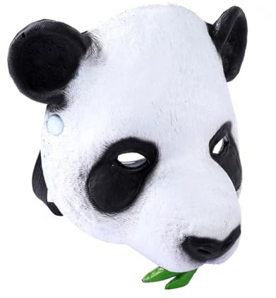 Happyyami Halloween Maske großer Panda Kopf Maske pu Schaum Halloween Gesicht Dekorationen für Karneval bar Party