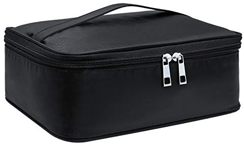 Narwey Valigetta Porta Trucchi Beauty Case Grande Make Up Borsa Donna Viaggio Valigia Trucco Portatrucchi Bag Trousse Cosmetici Makeup Travel Organizer (Nero)
