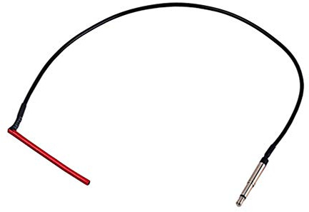Gitarren Tonabnehmerstab 40mm Passiv Piezo für Ukulele Gitarre Schwarz | Metallausführung, 1 Stück, Signalverstärkung Bereit, für Studioaufnahme und Straßenmusik, Einfache Handhabung