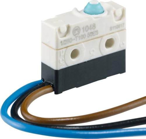 Marquardt 1048.1132 Snap-Action Mikroschalter 250 V/AC 3 A 1 x OFF/(ON) IP67 Momentan/Momentan, 1 Stück