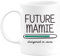 quotedazur - Mug Future Mamie 2025 Chargement En Cours - Cadeau Annonce Grand-Mère - Annonce Grossesse - Blanc/Céramique