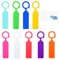 Kare & Kind 100x Ring Tag Hanging Plant Labels - Colorful Plastic Plant Hook and Tree Tags - Weatherproof and Reusable - for Gardens, Nurseries, Farms