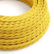 LEDSone 5 Meter Vintage 3 Core Twisted Electric Cable Fabric Covered Wire Italian Braided 0.75 mm Electrical Cable Flexible Wire for Lighting