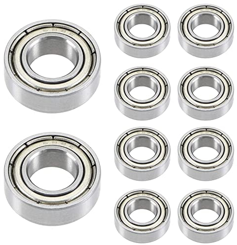 10 Stück 688ZZ Kugellager 8 mm x 16 mm x 5 mm doppelt geschützte Rillenkugellager für DIY, Drehbänke, Motoren, 3D-Drucker, Fräsmaschinen, verschiedene mechanische Geräte, etc.