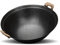 Hierro Wok Ollas de Cocina Sartenes Wok Sartén Binaural Wok Sin Recubrimiento con Mango de ayudante Anticuado Casa Wok (Size : 38cm/15in)