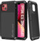 Punkcase for iPhone 13 Mini Metal Case | Heavy Duty Military Grade Armor Cover [Shock Proof] Hard Aluminum & TPU Design W/Tempered Glass Screen Protector for iPhone 13 Mini (5.4) (2021) [Black]