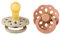 BIBS Boheme Schnuller 2er-Pack. BPA-frei, Kirschform Nippel. Naturkautschuk/Latex, Hergestellt in Dänemark. 0-6 Monate (2er Pack), Vanilla/Peach