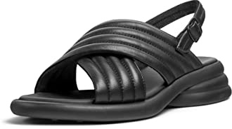 Camper Women's Spiro K201494 Heeled Sandal, Black, 6 UK