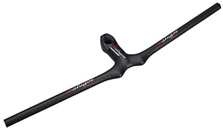 YouLpoet Lenker Vorbau Einteilig Carbon Fiber Gerade Stange Für 28.6Mm Gabel Für Rennrad MTB Mountain Bikes,120mm,620mm