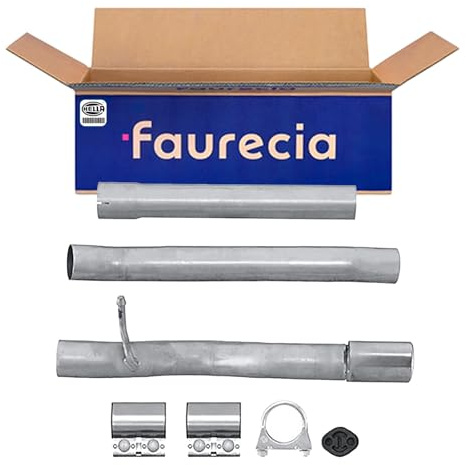 HELLA 8LA 366 004-151 Abgasrohr - Easy2Fit Kit - hinten - dreiteilig | Kompatibel mit: MERCEDES-BENZ B-CLASS Sports Tourer