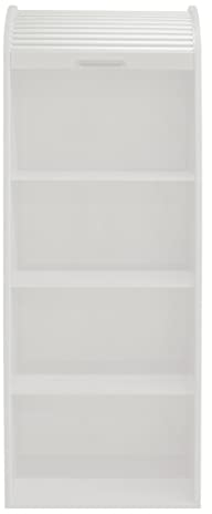 möbelando Jalousieschrank >Jalousieschrank< (BxHxT: 69x192x44 cm) weiß matt Lack/weiß