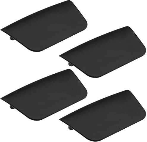 Lot de 4 coques de pavé tactile de rechange en plastique pour manette PS5 BDM-010 Noir