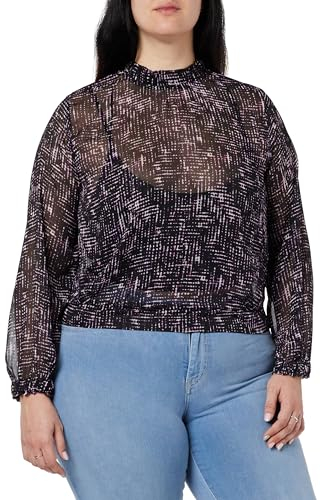 comma Chiffonbluse mit Glitzergarn