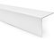 Quest PVC Winkelprofil Kunststoff Selbstklebend Kantenschutz Eckenschutz Eckleiste Winkelleiste, 25x25mm, 150cm, weiß