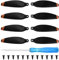 8 Pezzi Eliche di Ricambio Drone Elica Drone Lama di Ricambio Accessorio con Cacciavite Compatibile con DJI Mini 2/Mini SE