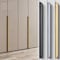 nezih Hidden Furniture Handles Gold Black Modern Aluminum Alloy Wardrobe Drawer Knobs Long Kitchen Cabinet Pulls Cupboard Door Handles 1Pcs (Color : Black, Size : Length-1000mm)